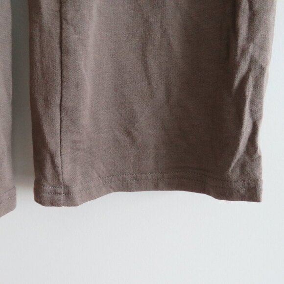 SPLITS59 Brooks Fleece Cropped Flare Pants in Lentil Athleisure Neutral Size XS - Picture 9 of 15